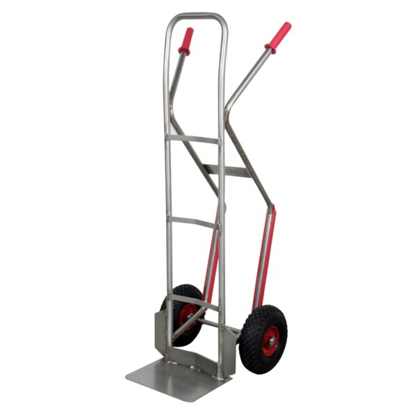 Carrello porta casse in acciaio INOX