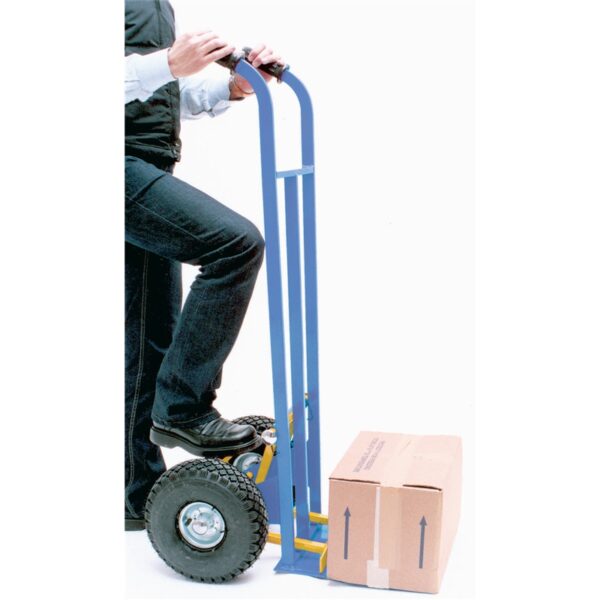 CRM007S | Carrello scaricafacile cassette Ruote pneumatiche cerchio ferro