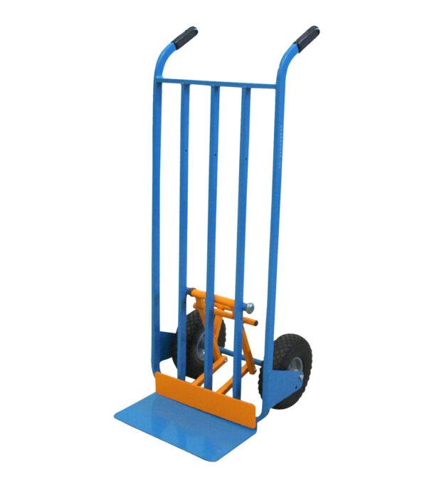Carrello con Scaricafacile per cassette ruote antiforatura