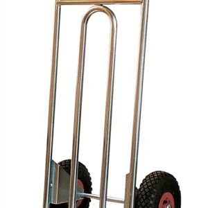 Carrello portacasse con ruote pneumatiche - Porta casse rettangolari