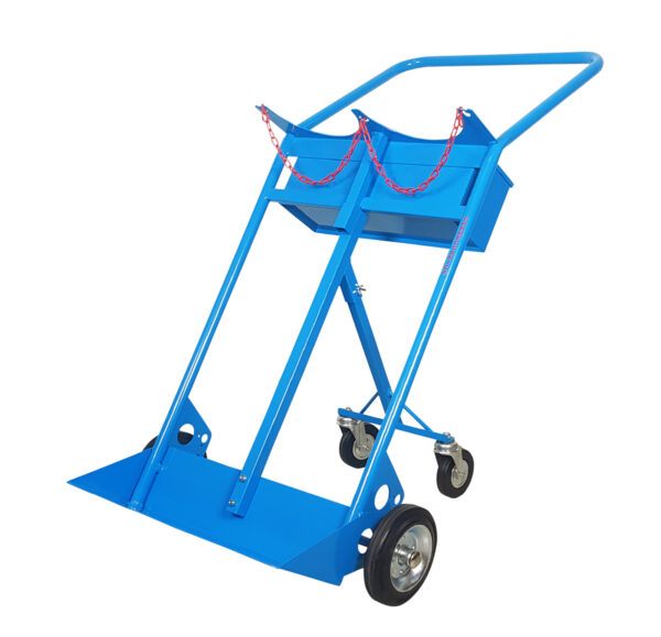 Carrello per bombole 40 o 50 lt Trasformabile con maniglione