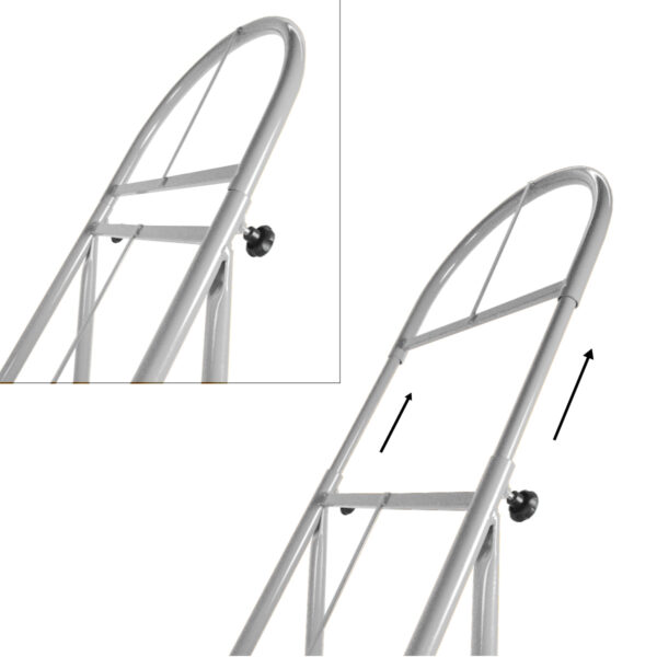 CRM018INOX | Carrello ortofrutta bicicletta INOX