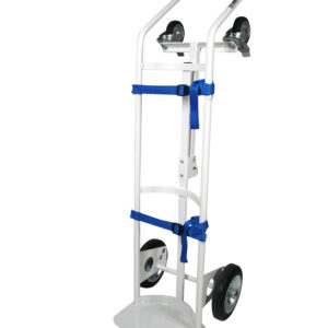 carrello portabombola 40lt 4 ruote con freno
