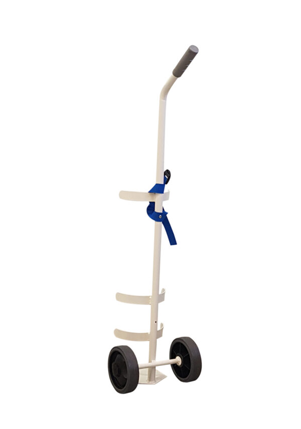 CRM032-M - Carrello MEDICAL Per Bombole Pazienti 10lt / 14lt - immagine 3
