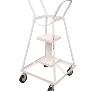 carrello ospedaliero per bombole pazienti 5lt / 7lt