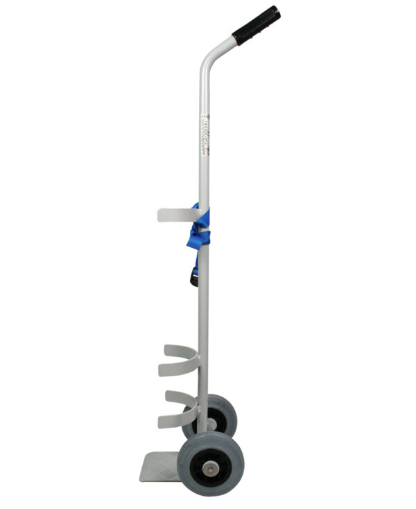 CRM032AL | Carrello Porta-Bombola in Alluminio - Amagnetico 10/14 lt