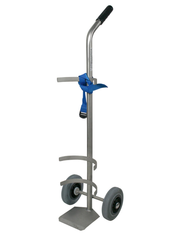 Carrello Inox per Trasporto Bombola Piccola
