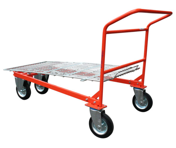 CRM037R | Carrello per Cash and Carry - piano in rete zincata elettrosaldata