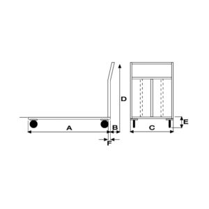 Pianale Grande mm 600x900 in acciaio inox AISI 304