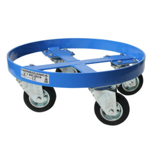Base Carrellata per Fusti Metallo da diametro mm 400