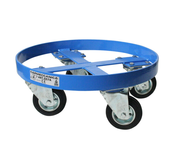 Base Carrellata per Fusti Metallo da diametro mm 400