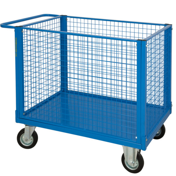 Carrello Contenitore Medio con 4 Sponde in Rete