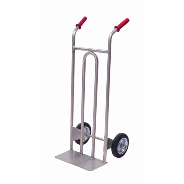 Carrello porta casse in acciaio INOX con Ruote in Gomma