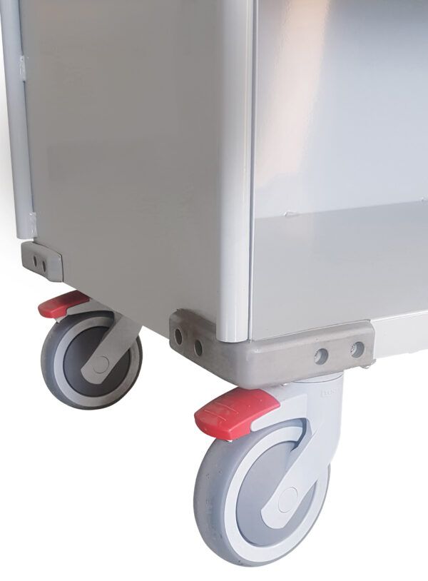Carrello Porta Fascicoli Faldoni con ruote alta silenziosità