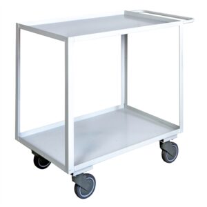 Carrello Office con 2 piani con bordo
