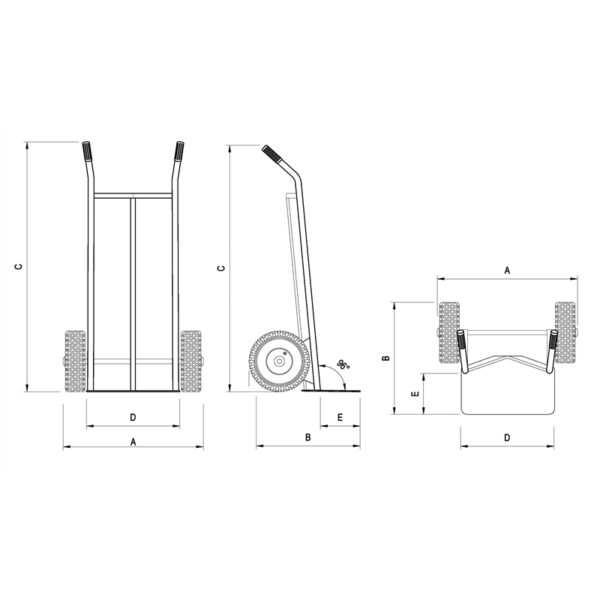 CRM105 | Carrello Hobby per Trasporto Casse e Sacchi