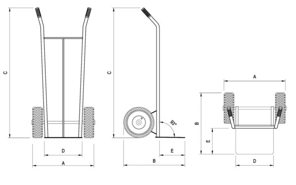 CRM107-02 | Carrello Hobby - Portacasse con Ruote Imperforabili