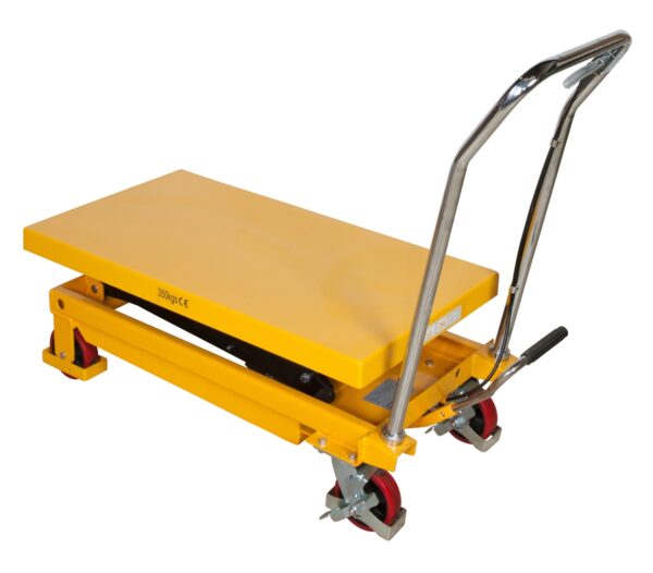 PC350D | Piattaforma elevatrice carrellata 350 Kg grande alzata mm 1300