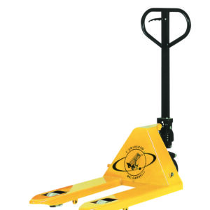 Transpallet Manuale Forche Corte da 2.500Kg con pompa monoblocco in alluminio